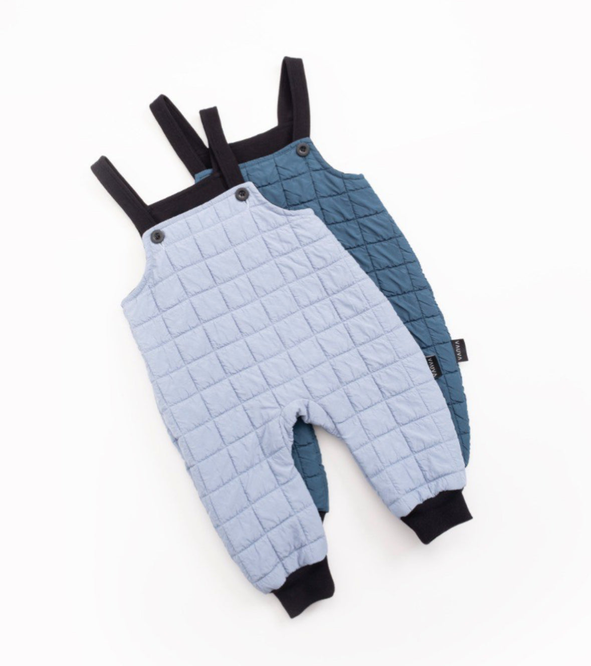Gequilte Baby Tuinbroek – Warme Gewatteerde Romper met Kruisbanden