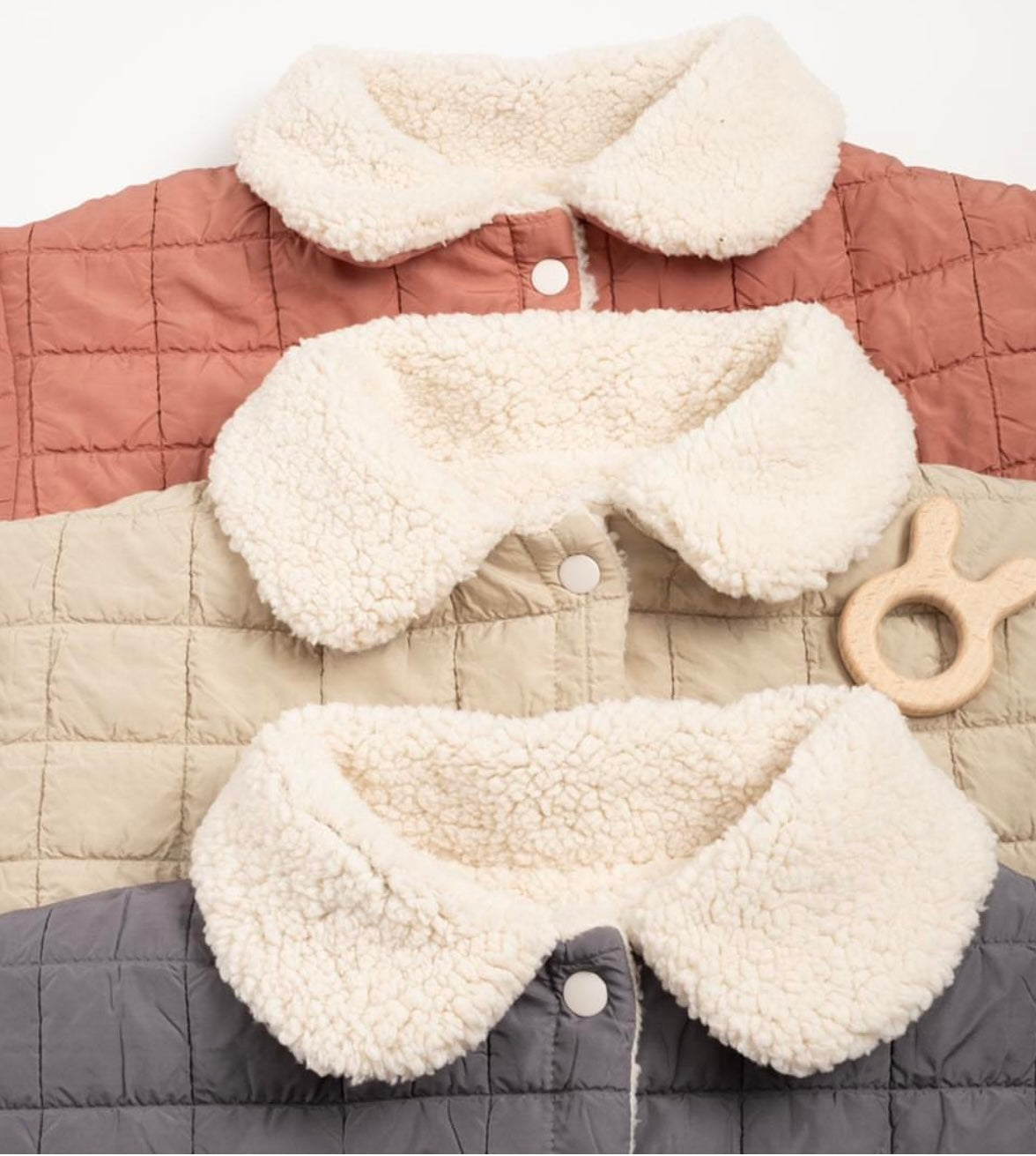 waterafstotende teddy kinderjas – warme unisex winterjas