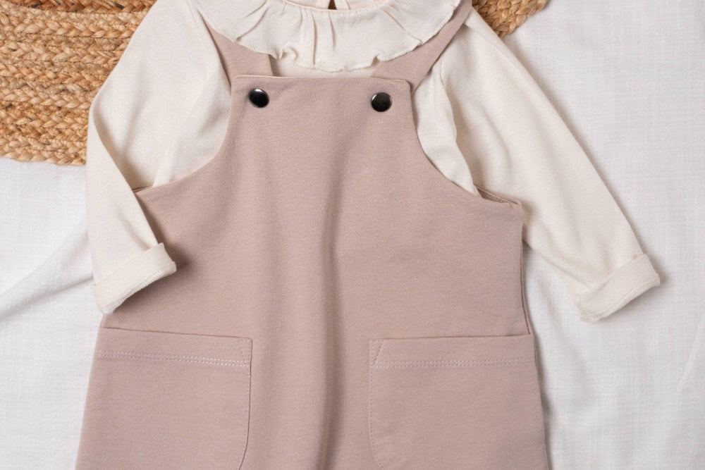 Kinder Jurk Set met Blouse – Elegant & Comfortabel