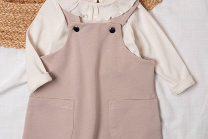 Kinder Jurk Set met Blouse – Elegant & Comfortabel