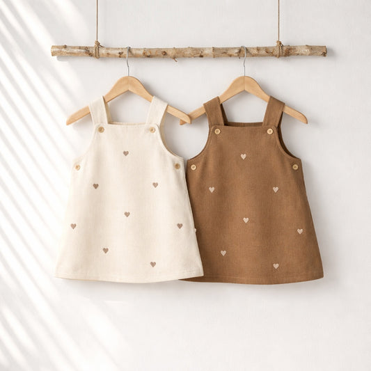 Lieve Jurkjes met Hartjes – Zachte & Tijdloze Kinderstijl
