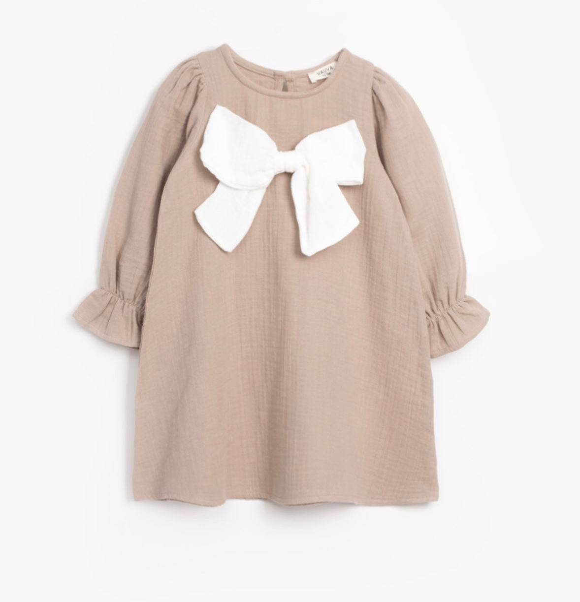 Charlotte Jurkje- Beige met Grote Strik