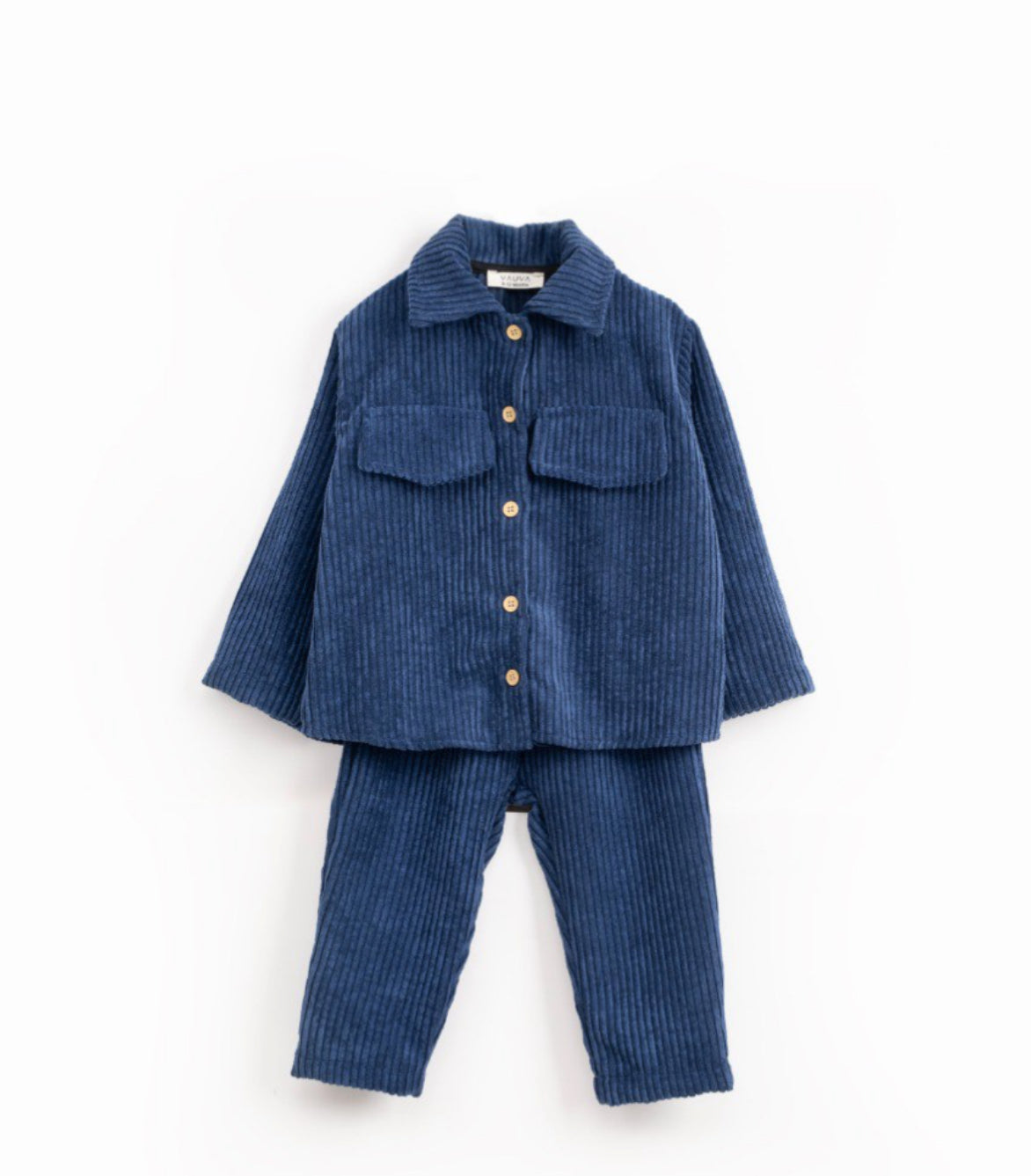 Kinder Corduroy Set – Zacht Ribfluweel Pak met Overhemd en Broek