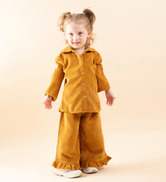 Corduroy set - camel