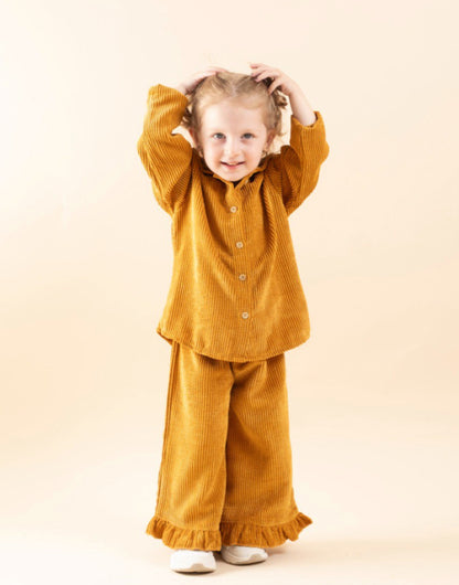 Corduroy set - camel