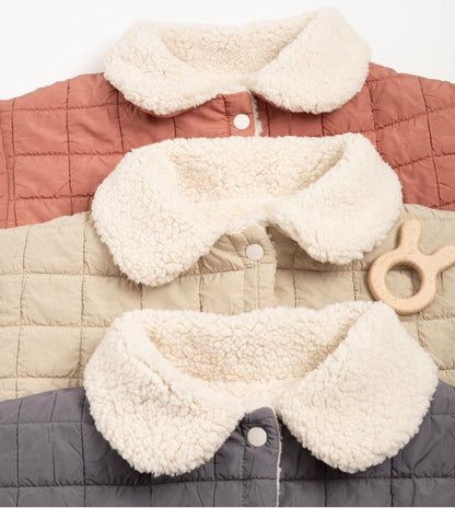 waterafstotende teddy kinderjas – warme unisex winterjas